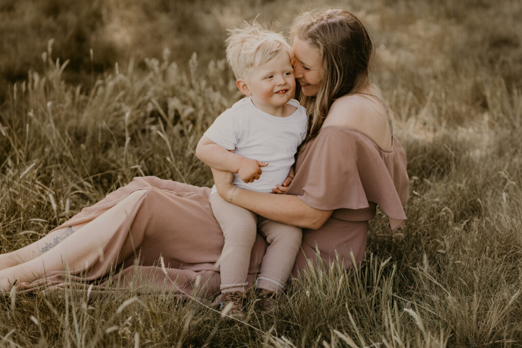 Familienfoto Mama Kind